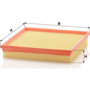 MANN-FILTER C 2493 Luftfilter MANN-FILTER C 2493 Luftfilter