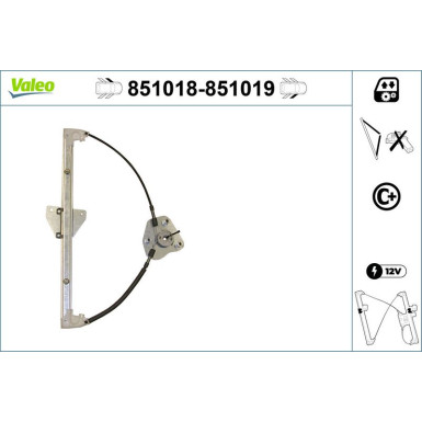 Valeo Fensterheber 851018