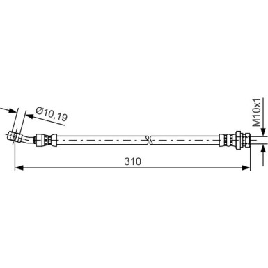 BOSCH Bremsschlauch 1 987 481 417