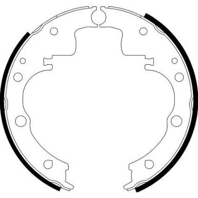 Hella Bremsbackensatz 8DB 355 000-721