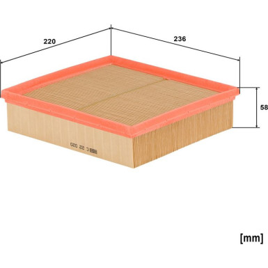 MANN-FILTER C 22 020 Luftfilter MANN-FILTER C 22 020 Luftfilter