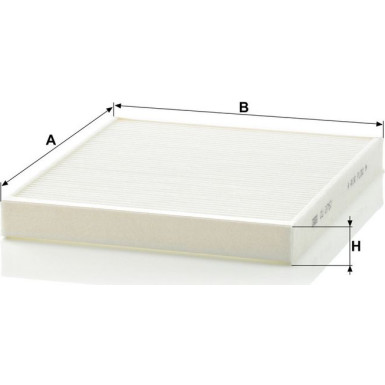 MANN-FILTER CU 2757 Innenraumfilter, Partikelfilter
