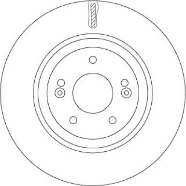 TRW Bremsscheibe DF7592 TRW Bremsscheibe DF7592