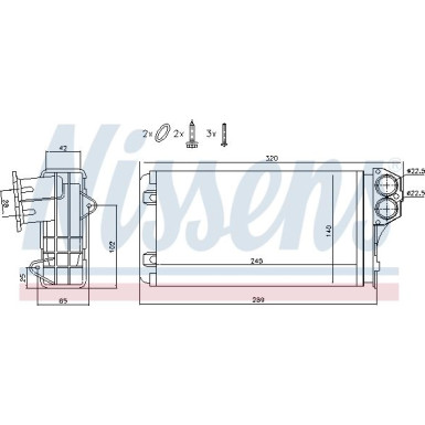 Nissens Wärmetauscher, Innenraumheizung FIRST FIT 72941 Nissens Wärmetauscher, Innenraumheizung FIRST FIT 72941