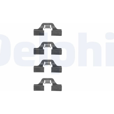 Delphi Zubehörsatz, Scheibenbremsbelag LX0307