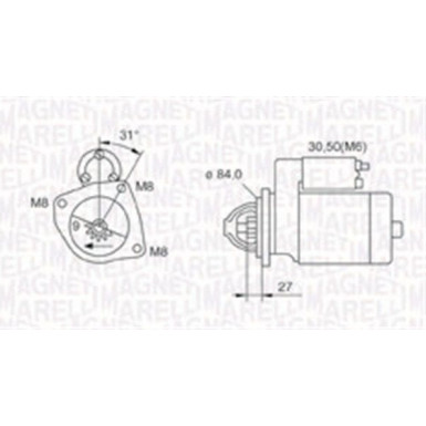 Magneti Marelli Starter 063721203010