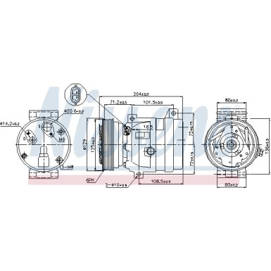 Kompressor, Klimaanlage 89121 Kompressor, Klimaanlage 89121