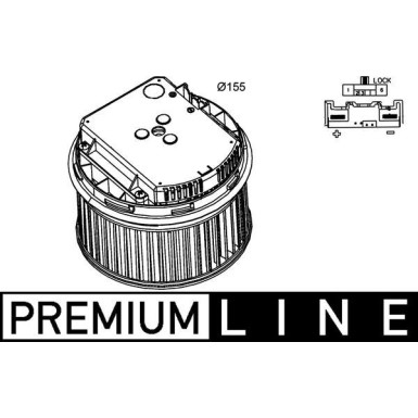 Mahle Innenraumgebläse BEHR Premium Line AB 262 000P