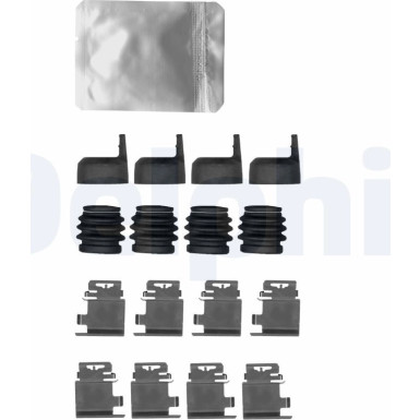 Delphi Zubehörsatz, Scheibenbremsbelag LX0639