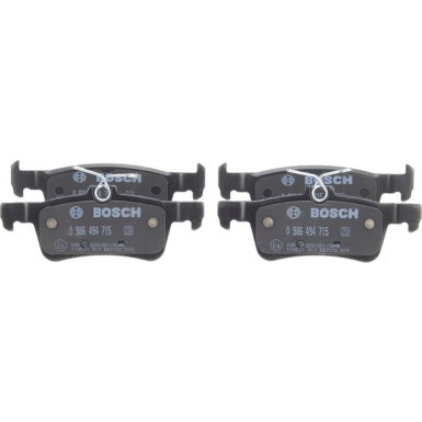 BOSCH Bremsbelagsatz, Scheibenbremse 0 986 494 715