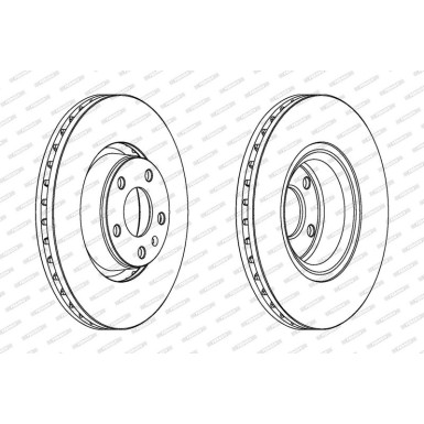 Bremsscheibe DDF1277C-1