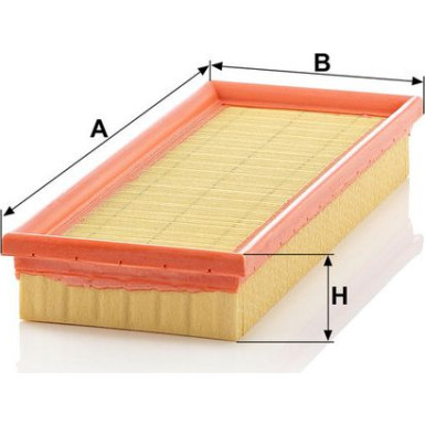 MANN-FILTER C 3170/1-2 Luftfilter