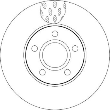TRW Bremsscheibe DF6138 TRW Bremsscheibe DF6138