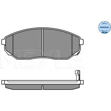 Meyle Bremsbelagsatz, Scheibenbremse MEYLE-ORIGINAL: True to OE 025 240 9217/W