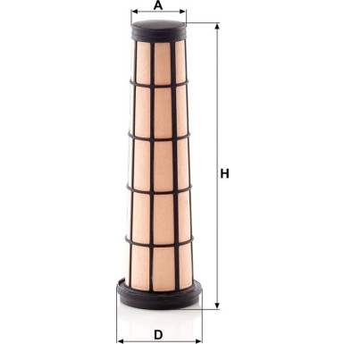 Sekundärluftfilter CF 10 002