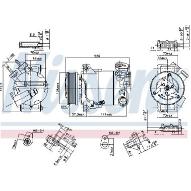Kompressor, Klimaanlage 890215 Kompressor, Klimaanlage 890215