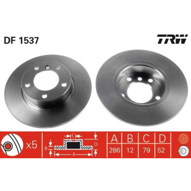 Bremsscheibe DF1537 Bremsscheibe DF1537