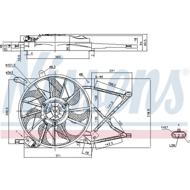 Lüfter, Motorkühlung 85154 Lüfter, Motorkühlung 85154