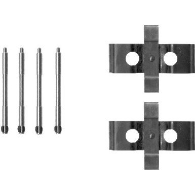Hella Zubehörsatz, Scheibenbremsbelag 8DZ 355 203-051
