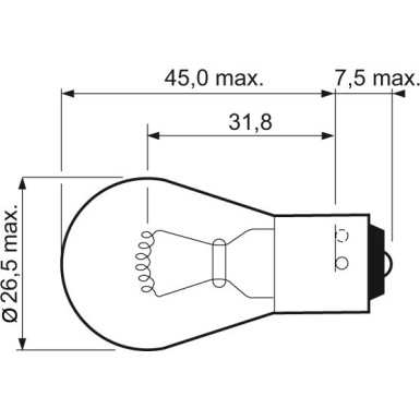 Valeo Glühlampe, Blinkleuchte ESSENTIAL 032203