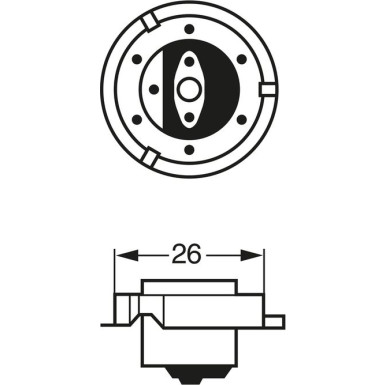 Glühlampe 1 987 302 606 Glühlampe 1 987 302 606