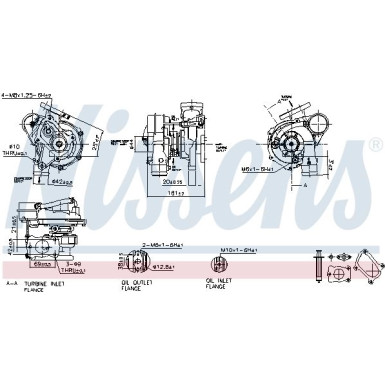Nissens Turbolader 93070