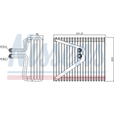 Verdampfer, Klimaanlage 92206 Verdampfer, Klimaanlage 92206