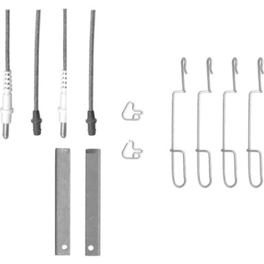 BOSCH Zubehörsatz, Scheibenbremsbelag 1 987 474 320 BOSCH Zubehörsatz, Scheibenbremsbelag 1 987 474 320