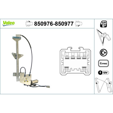 Valeo Fensterheber 850977