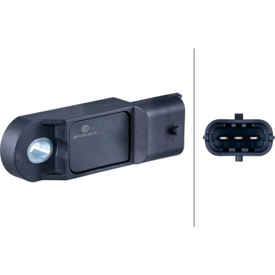 Hella Sensor, Ladedruck 6PP 009 400-751 Hella Sensor, Ladedruck 6PP 009 400-751