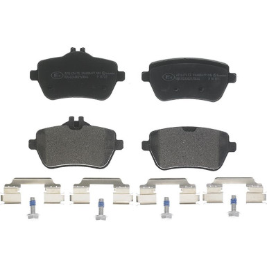 Brembo Bremsbelagsatz, Scheibenbremse PRIME LINE P 50 117 Brembo Bremsbelagsatz, Scheibenbremse PRIME LINE P 50 117