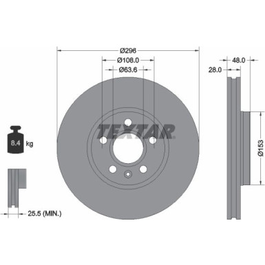 Bremsscheibe 92287505 Bremsscheibe 92287505