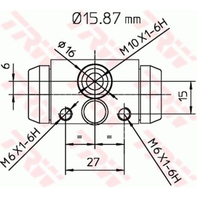 TRW Radbremszylinder BWB170