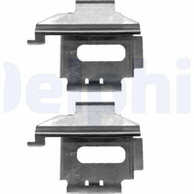 Delphi Zubehörsatz, Scheibenbremsbelag LX0369