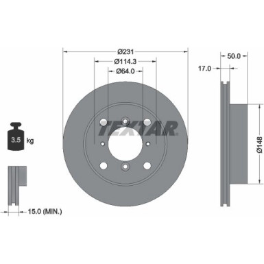 Bremsscheibe 92069000 Bremsscheibe 92069000