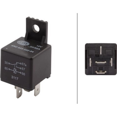 Hella Relais, Arbeitsstrom 4RD 933 332-041