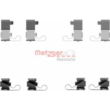 Metzger Zubehörsatz, Scheibenbremsbelag 109-1699