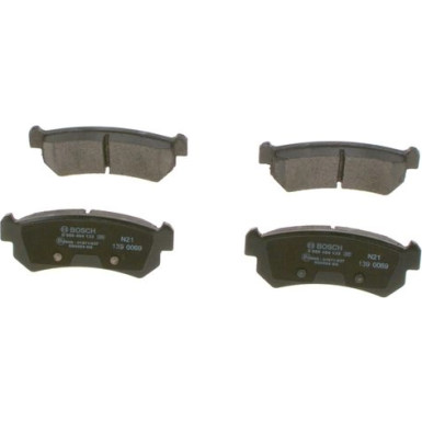 BOSCH Bremsbelagsatz, Scheibenbremse 0 986 494 133