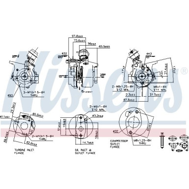Nissens Turbolader 93150