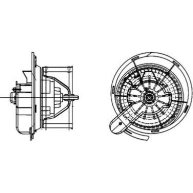 Mahle Innenraumgebläse BEHR Premium Line AB 26 000P