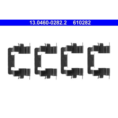 ATE Zubehörsatz, Scheibenbremsbelag 13.0460-0282.2 ATE Zubehörsatz, Scheibenbremsbelag 13.0460-0282.2