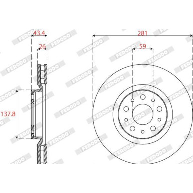 Bremsscheibe DDF2776C Bremsscheibe DDF2776C