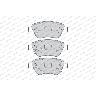Ferodo Bremsbelagsatz, Scheibenbremse PREMIER ECO FRICTION FDB4486 Ferodo Bremsbelagsatz, Scheibenbremse PREMIER ECO FRICTION FDB4486