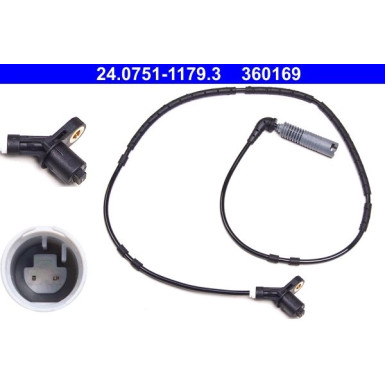 ATE Sensor, Raddrehzahl 24.0751-1179.3 ATE Sensor, Raddrehzahl 24.0751-1179.3