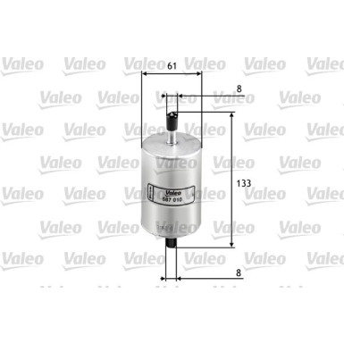 Valeo Kraftstofffilter 587010