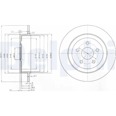 Bremsscheibe BG3593 Bremsscheibe BG3593