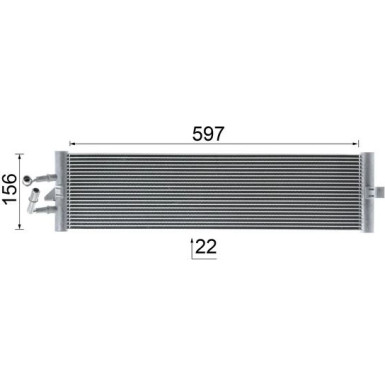 Mahle Ölkühler, Automatikgetriebe BEHR Premium Line CLC 293 000P