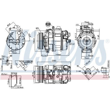 Kompressor, Klimaanlage 89599 Kompressor, Klimaanlage 89599
