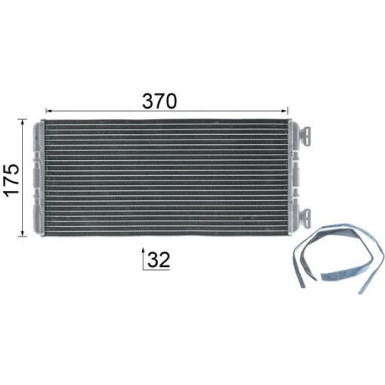 Mahle Wärmetauscher, Innenraumheizung BEHR Premium Line AH 131 000P