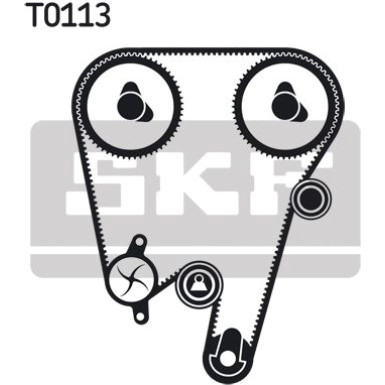 SKF Zahnriemensatz VKMA 06603